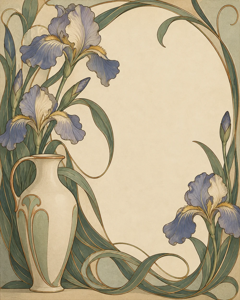 Muestra original del estilo Art Nouveau