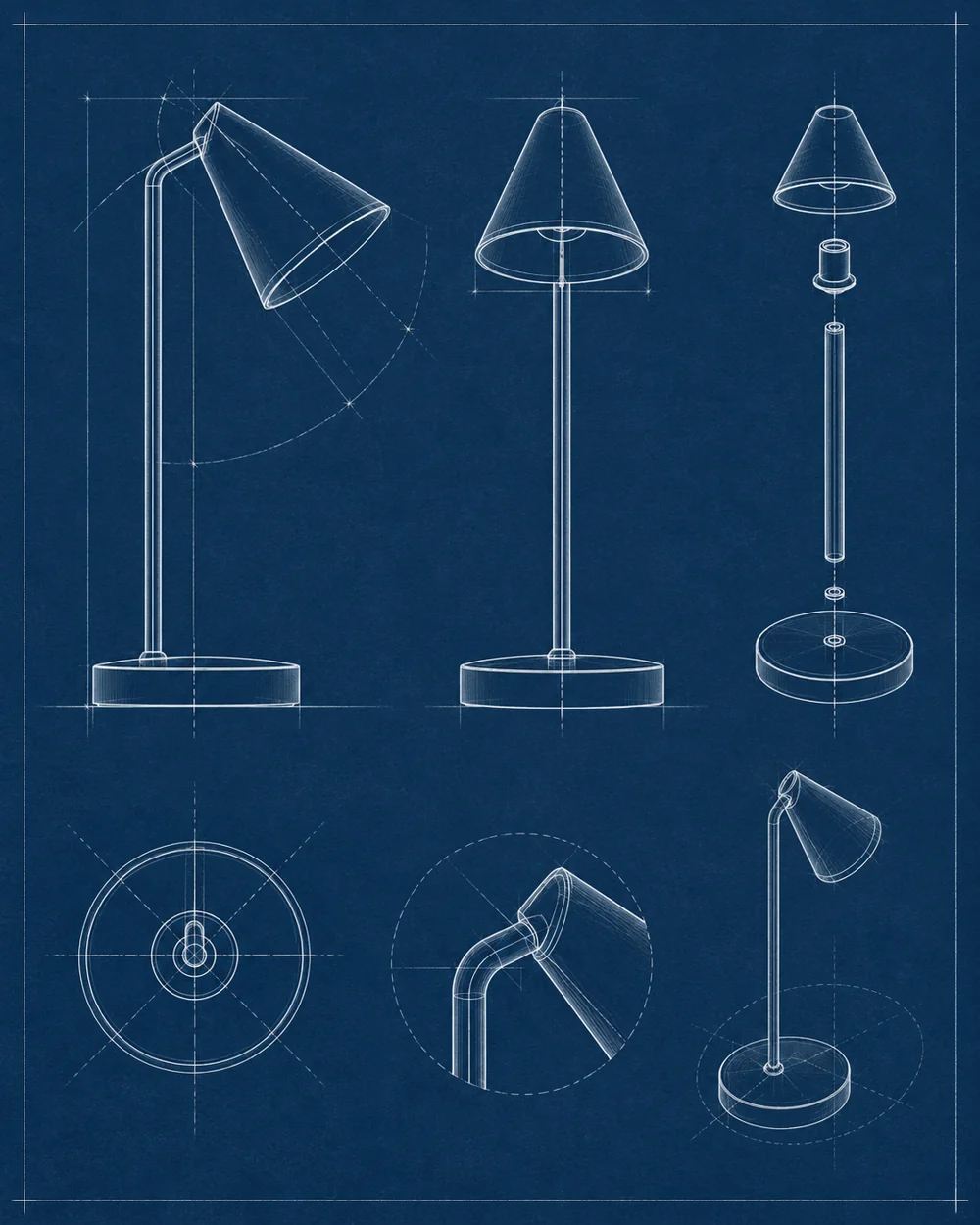 Muestra original del estilo Blueprint
