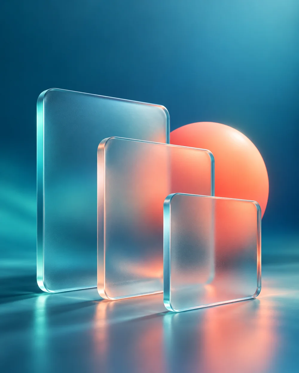 Muestra original del estilo Glassmorphism