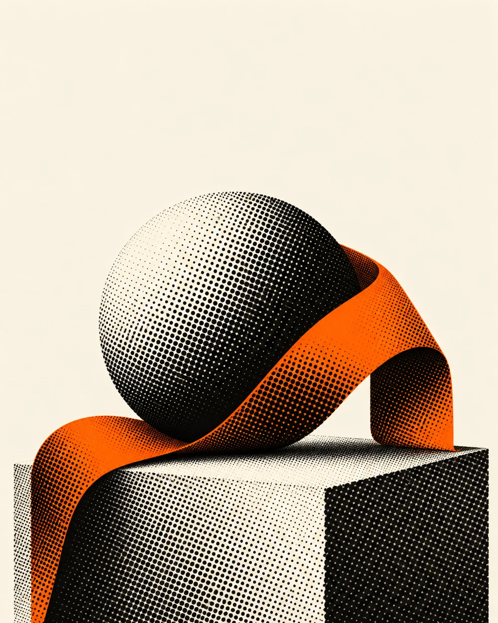 Muestra original del estilo Halftone