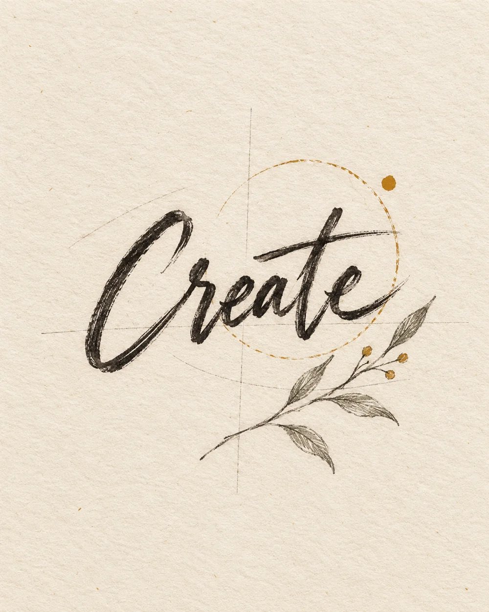 Muestra original del estilo Handwritten