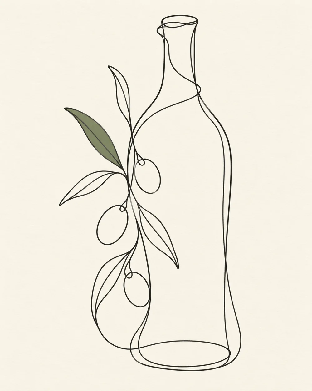 Muestra original del estilo Line Art