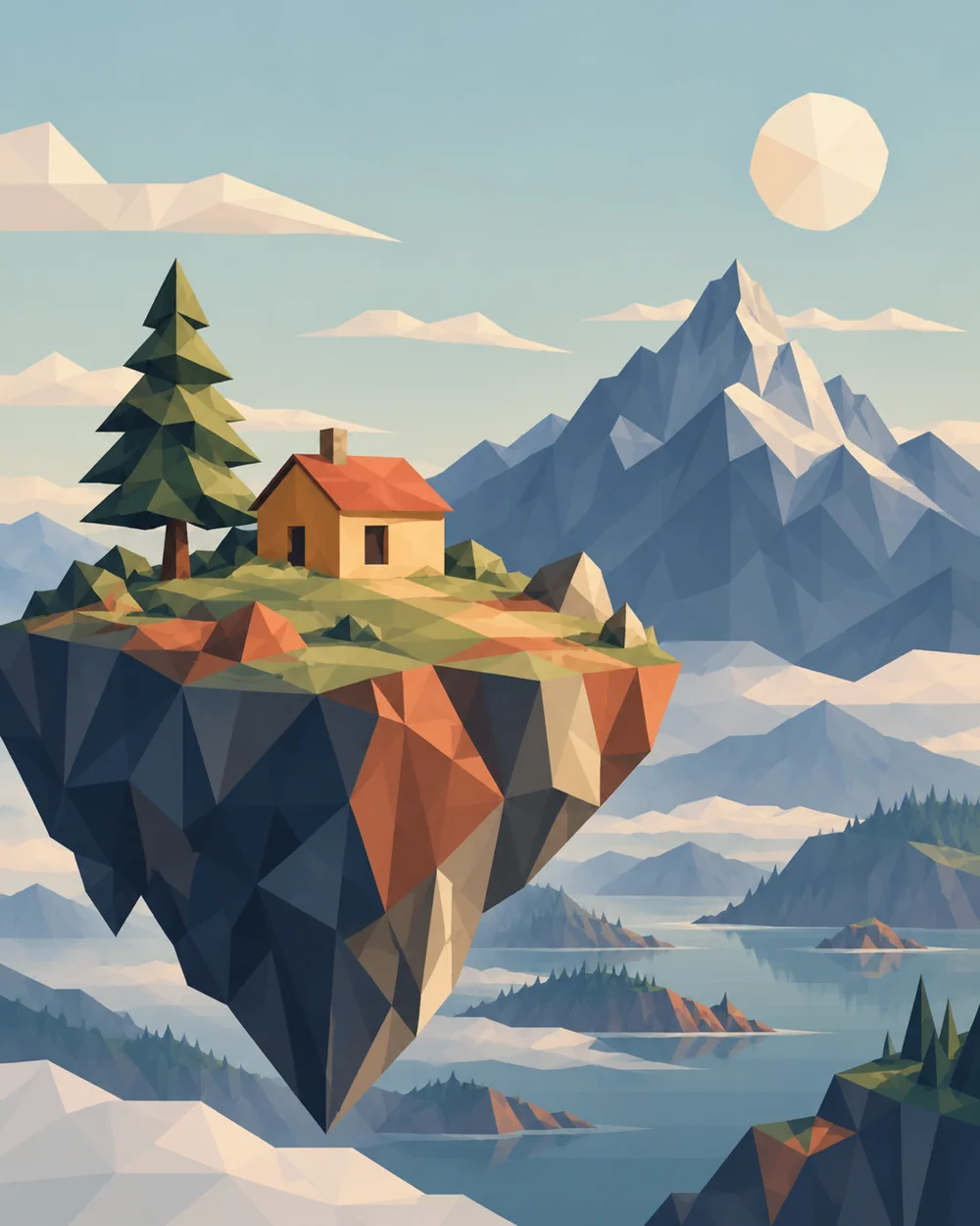 Muestra original del estilo Low Poly