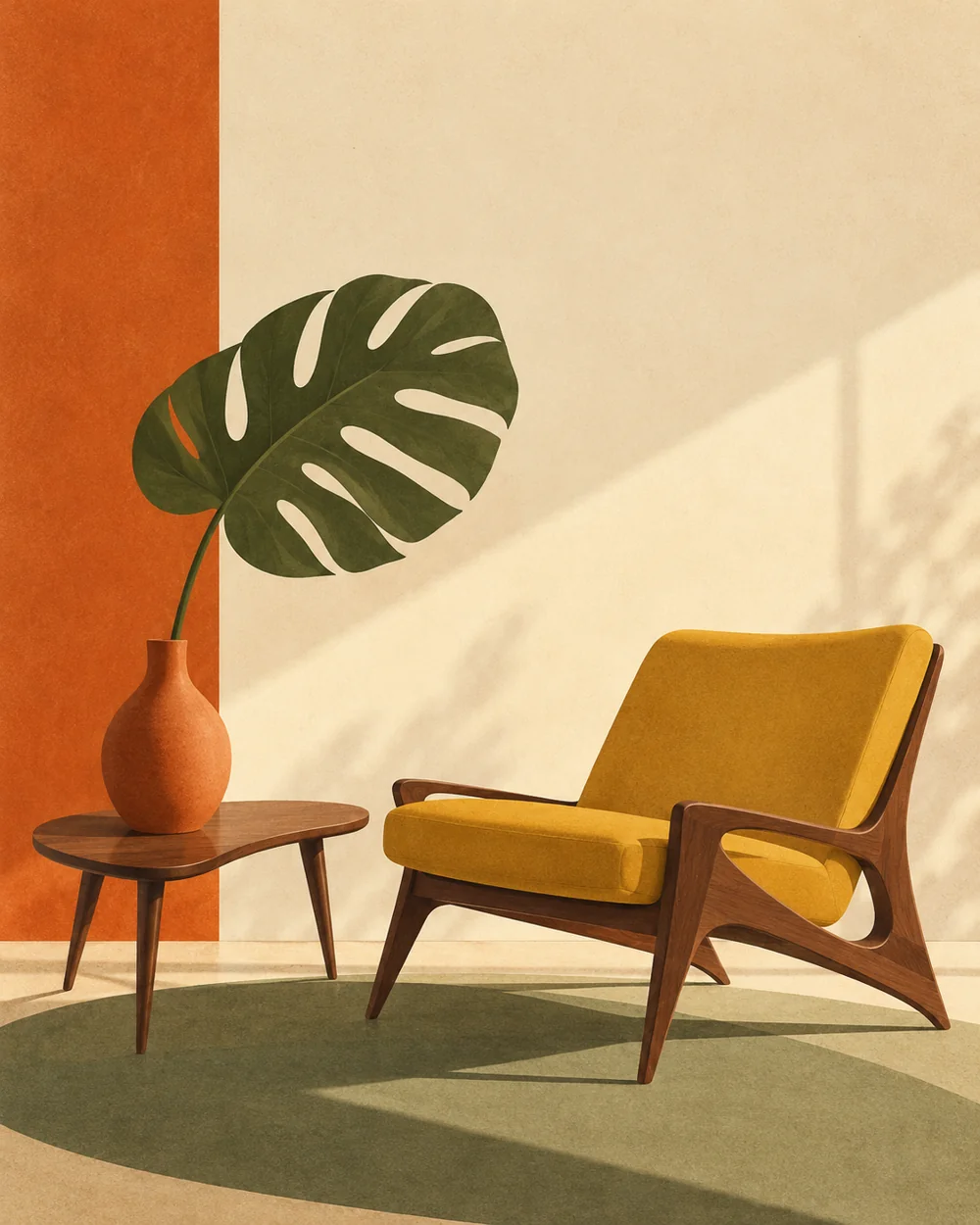Muestra original del estilo Mid-Century Modern
