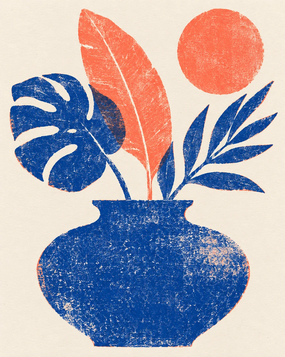 Muestra original del estilo Risograph