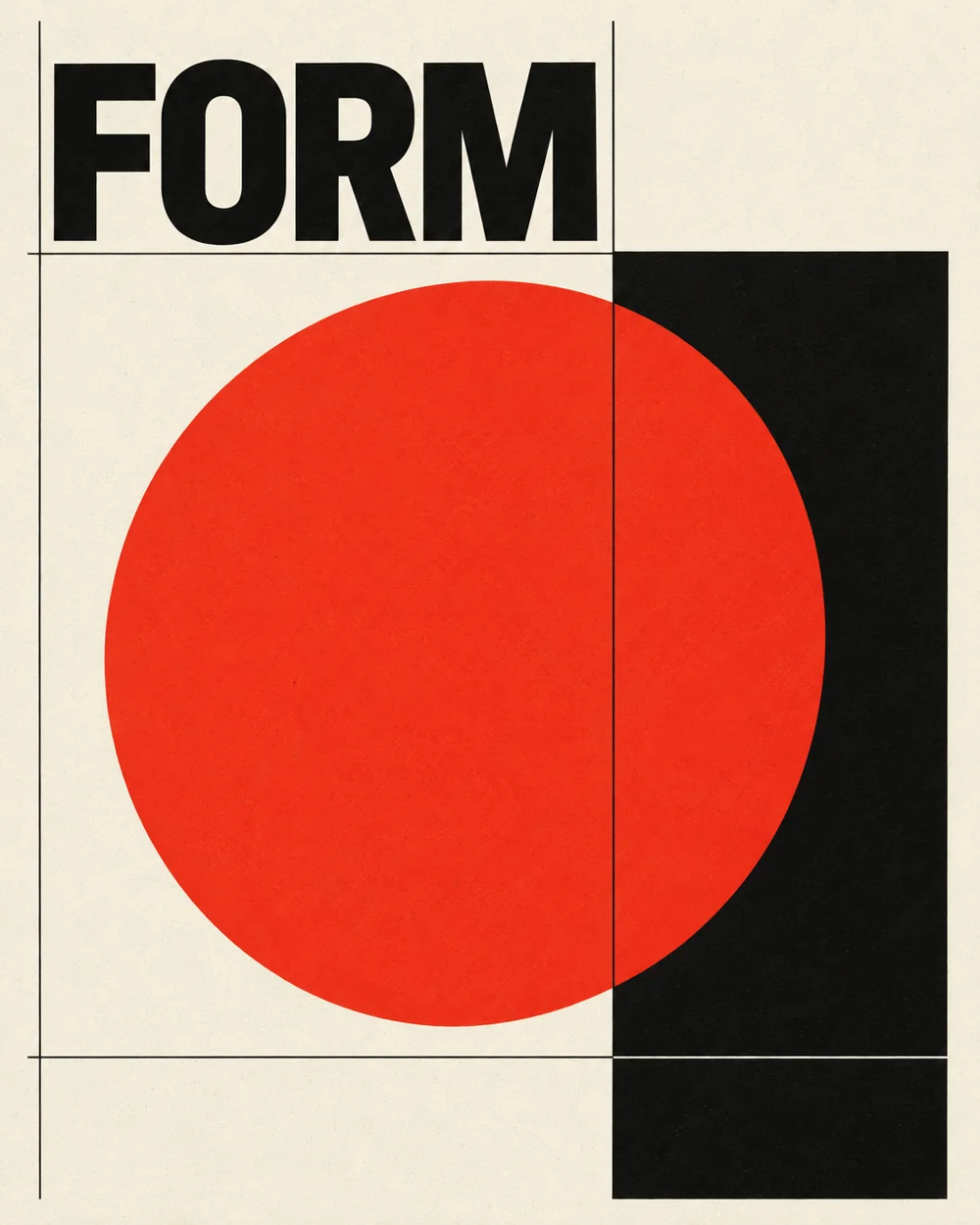 Muestra original del estilo Swiss Design