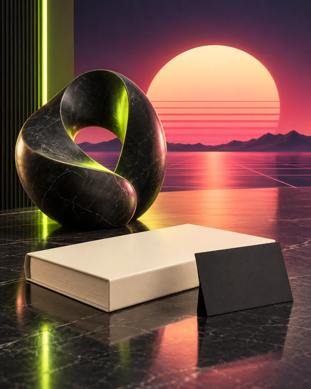Muestra original del estilo Synthwave