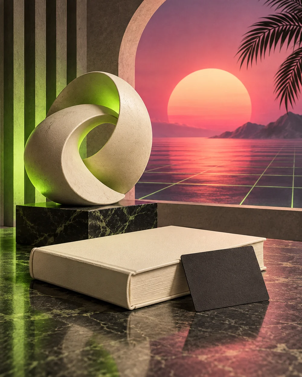Muestra original del estilo Vaporwave