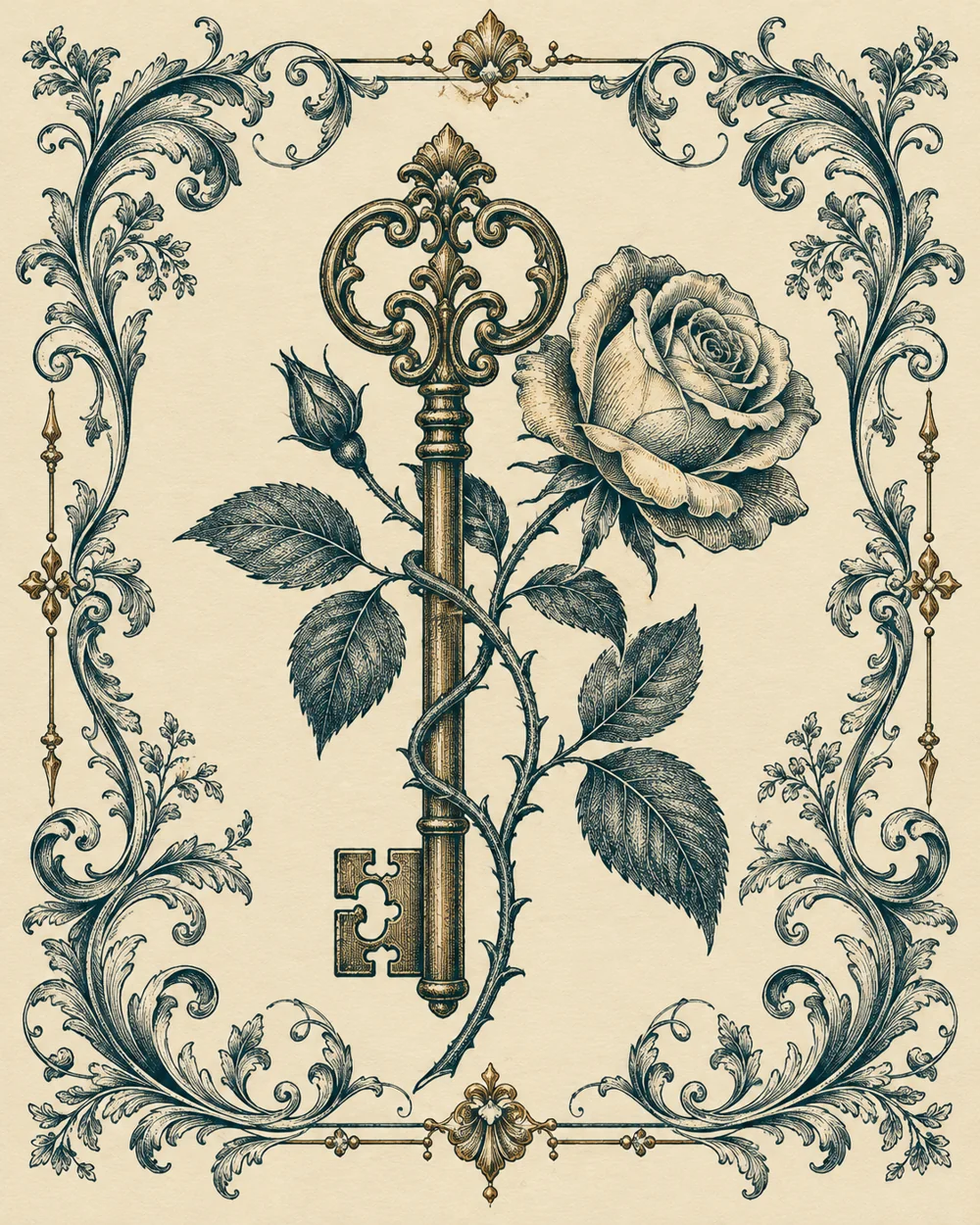 Muestra original del estilo Victorian Style