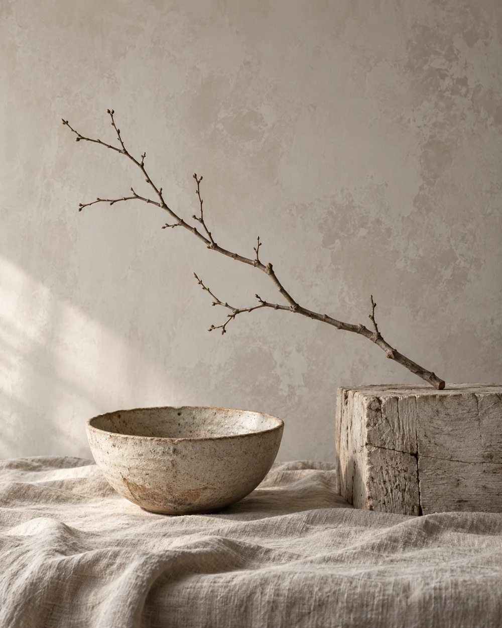 Muestra original del estilo Wabi-Sabi