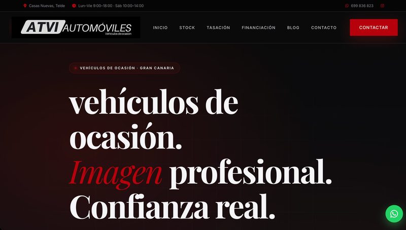 Web de ATVI Automóviles