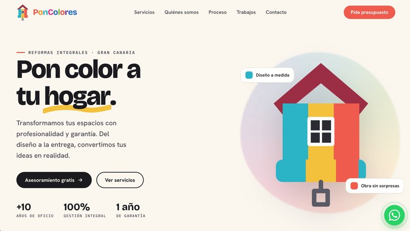 Web de PonColores