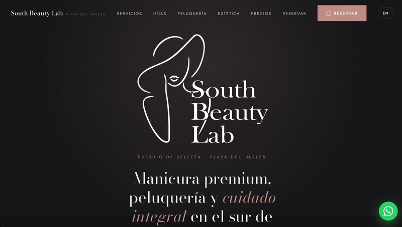 Web de South Beauty Lab