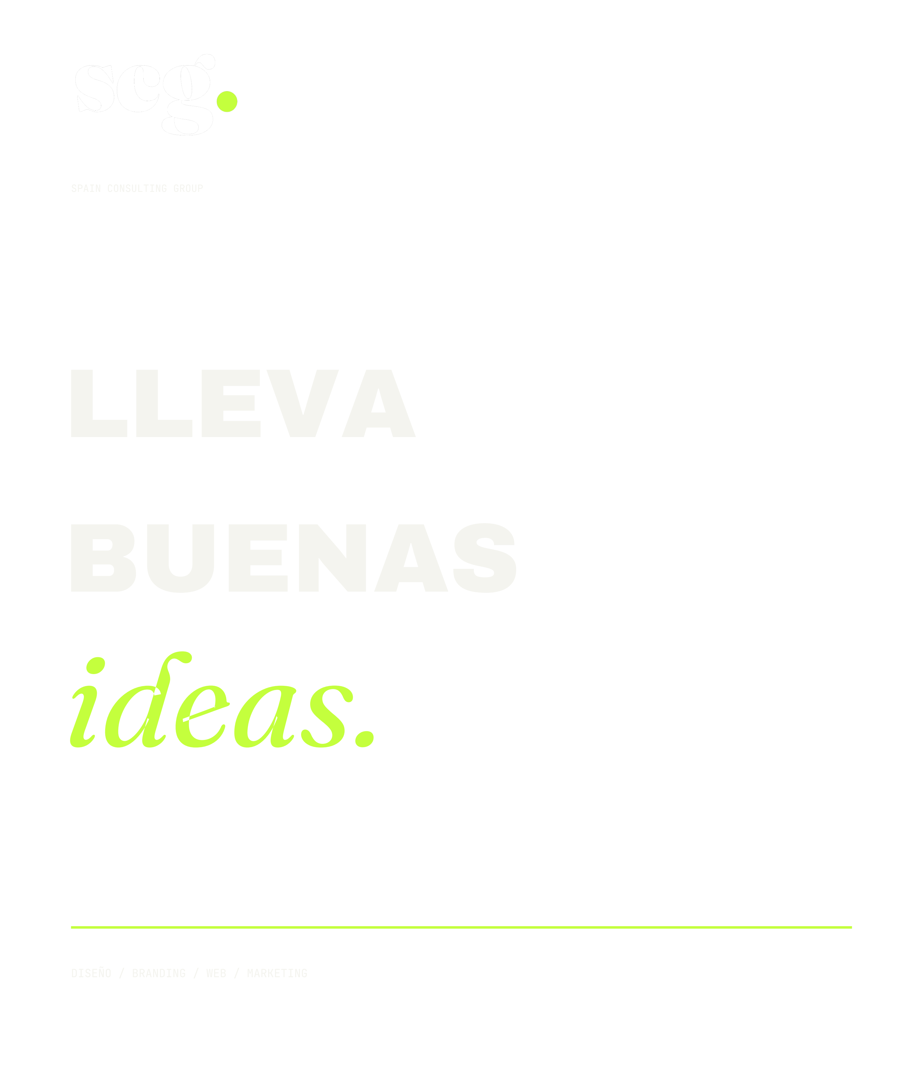 Stofftaschen-Motiv „Lleva buenas ideas“.