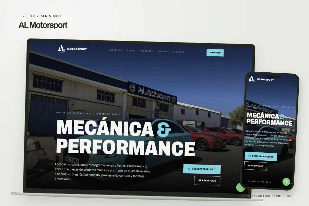 Presentation mockup · AL Motorsport