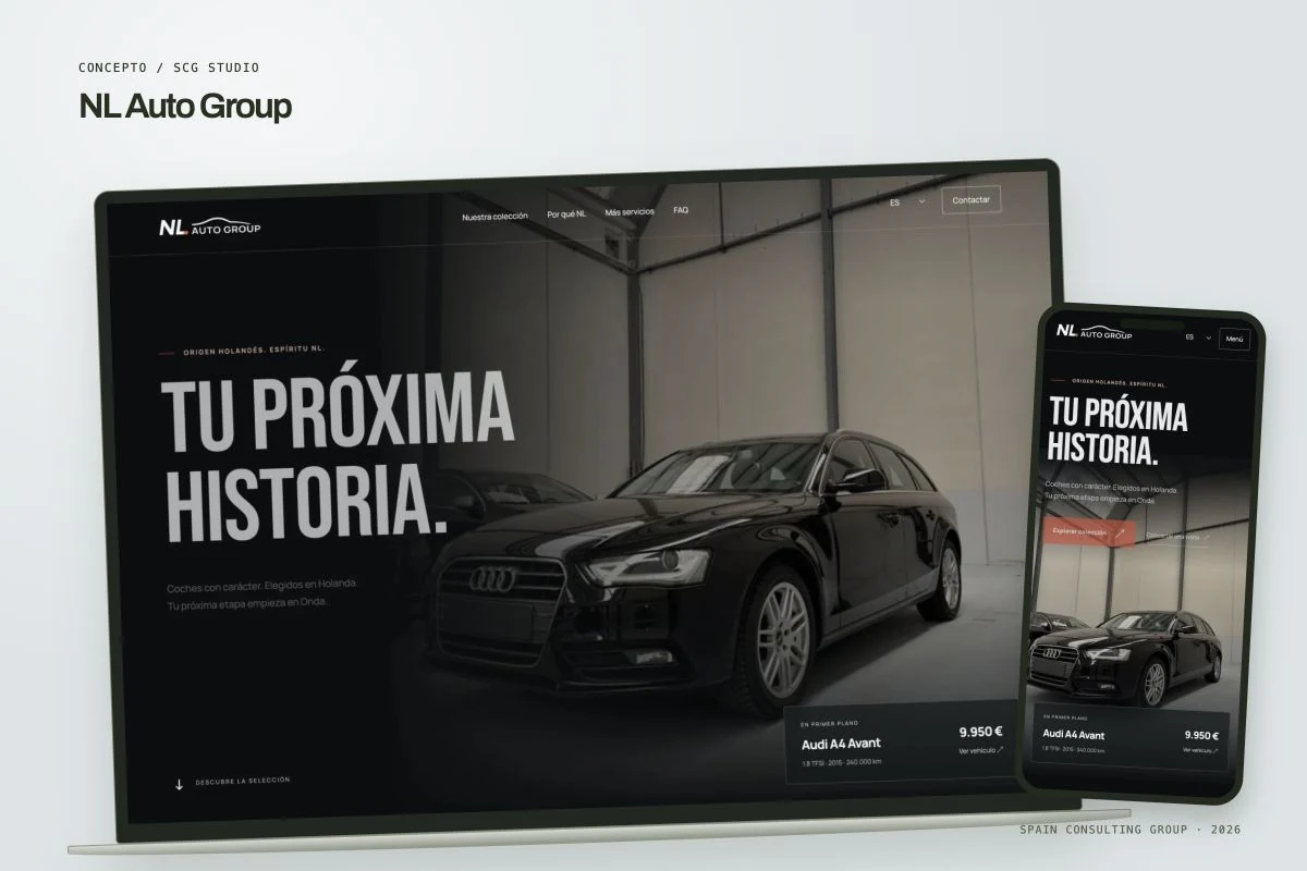 Presentation mockup · NL Auto Group